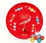 Lindt Lindor Mixed Chocolate Truffle Chocolate Can 900g in two boxes – perfect for sharing – Chocolate balls with a smooth, melt-in-your-mouth filling, red - Imagen 2