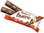 Deliex delicias de Extremadura. Pack 20 Kinder bueno. 40 Barritas rellenas de leche y avellanas cubiertas de chocolate KINDER BUENO (20) - Imagen 2