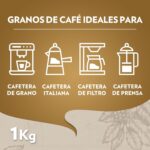 Lavazza, Qualità Oro, Café en Grano Natural, Ideal para la Máquina de Café Espresso, con Notas Aromáticas de Frutas y Flores, 100% Arábica, Intensidad 5, Tueste Medio, Paquete de 1 kg - Imagen 4