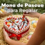 Onza Mona de Pascua Chocolate Kinder para Regalar - Cesta Huevos de pascua chocolate Schokobons, Kinder Bueno, Happy Hippo - Regalos originales para mujer y hombre - Imagen 3