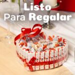 Onza Mona de Pascua Chocolate Kinder para Regalar - Cesta Huevos de pascua chocolate Schokobons, Kinder Bueno, Happy Hippo - Regalos originales para mujer y hombre