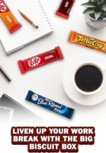 【New User Only】Nestlé Kitkat and Friends Big Biscuit Box | 69 x Chocolate Biscuit Bars – KitKat, Blue Riband, Toffee Crisp | Bulk Chocolate Box 1.357kg - Imagen 3