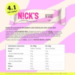 NICKS Peanuts n Fudge Barritas Keto Chocolate Cacahuetes Caramelo 175 Calorías, 4,1 Carbohidratos Netos, Sin Azúcar Añadido Low Carb Dulces Chocolatinas Sin Gluten (15x40g) - Imagen 8