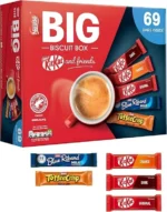 【New User Only】Nestlé Kitkat and Friends Big Biscuit Box | 69 x Chocolate Biscuit Bars – KitKat, Blue Riband, Toffee Crisp | Bulk Chocolate Box 1.357kg - Imagen 2