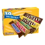 【New user benefits】M&M’s, Snickers and More Chocolate Candy Bars, Variety Pack, 30-count