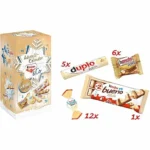 kinder and Co. White Advent Calendar 2025 – Advent Calendar with Chocolate Specialities from Ferrero – Kinder Bueno White, Schoko-Bons, Duplo & Hanuta Minis – 1 Calendar of 263 g
