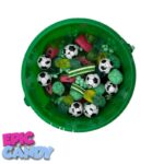 Football-themed Candy Bucket, 4-Pack Assorted Snacks & Candies - Imagen 3